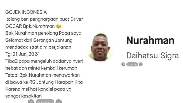 Kisah Driver Taksi Online Sigap Bawa Penumpang Serangan Jantung ke RS, Bantu Pendaftaran Hingga BPJS