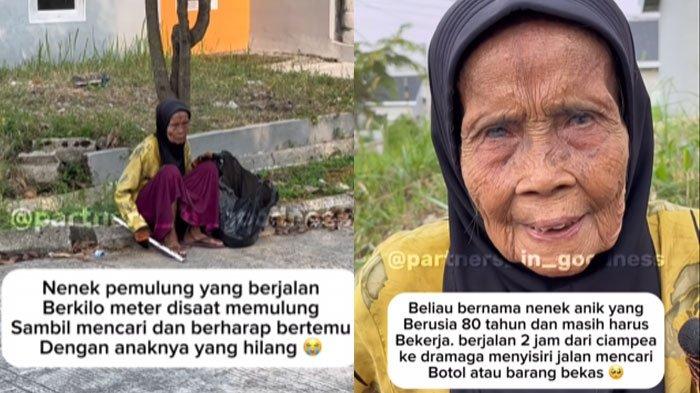 Kisah Nenek Anik Lansia di Bogor Jadi Pemulung, Pilu Cari Anak Hilang 20 Tahun Saat Kabur dari RSJ