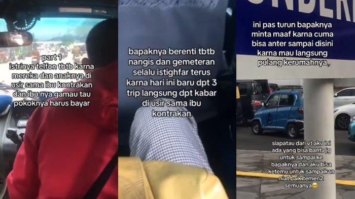 Kisah seorang sopir bajaj mendadak dihubungi istri diusir dari kontrakan saat mencari uang.