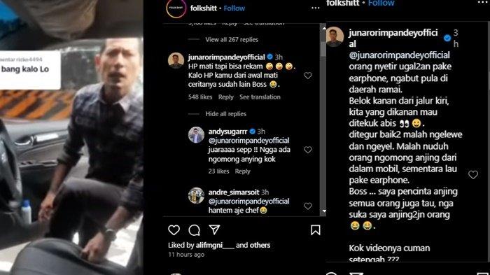 Klarifikasi Chef Juna mengungkapkan bahwa sopir truk tersebut menyetir secara ugal-ugalan dengan menggunakan alat musik, earphone.
