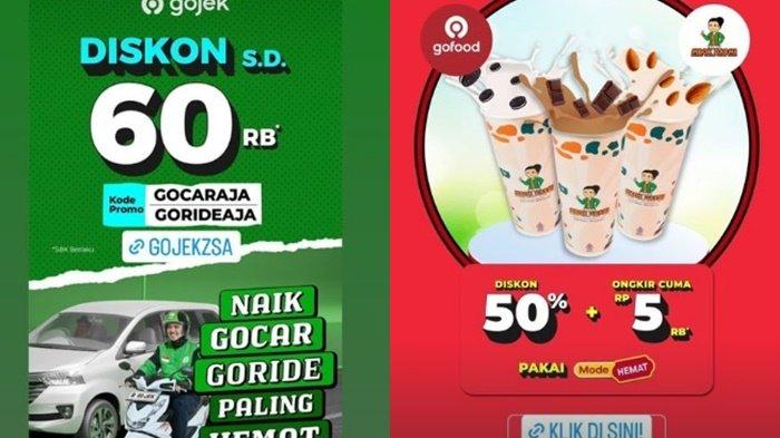 Kode promo Gojek terbaru spesial akhir bulan 28 Oktober 2023 dapatkan diskon besar-besaran hingga cashback GoFood.