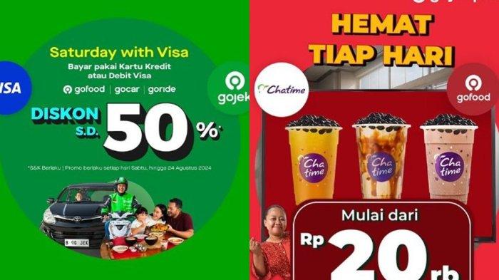 Kode promo Gojek terbaru spesial awal bulan 11 Juni 2024 dapatkan diskon besar-besaran hingga cashback GoFood.