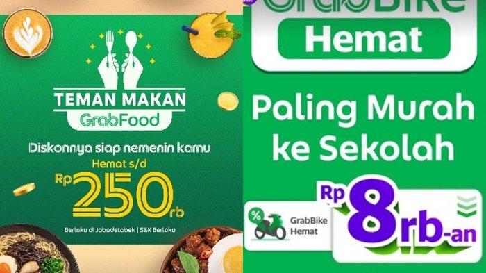 Kode promo Grab Indonesia yang menawarkan diskon hari ini, Kamis(20/7/2023). memberikan promo dan diskon naik GrabBike Rp 8 ribu dan Grabcar Rp10 ribu
