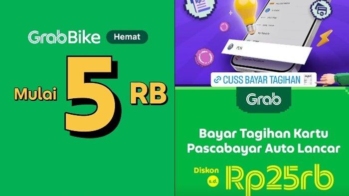 Kode promo Grab Indonesia yang menawarkan diskon hari ini, Rabu (22/11/2023). Ada vocer Grabbike Diskon lebih hemat bayar cuma Rp 5ibu