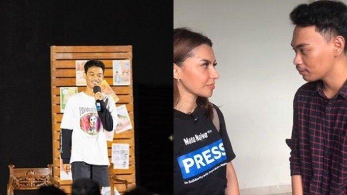 Komika Jogja, Felixius Juang Seda sampaikan permintaan maaf ke Najwa Shibab usai diduga lecehkan sang presenter saat desak Anies Baswedan.