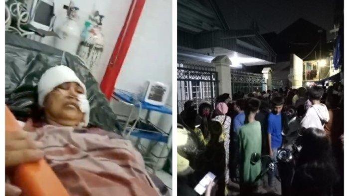 Kondisi Siti Syamsiah, ibu di Makassar yang dianiaya anak perempuannya berinisial SR, korban selamat dari maut.