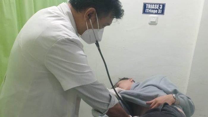 Kondisi korban yang dianiaya anak Kadis Ketahanan Pangan di Sulbar.