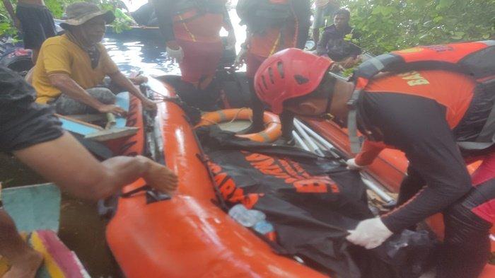 Jenazah korban Jamaludin yang berhasil ditemukan oleh tim SAR Gabungan bersama masyarakat, Minggu (10/2/2024).