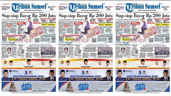 Liputan khusus Tribun Sumsel kuliah kedokteran, harus siap Rp 200 juta.