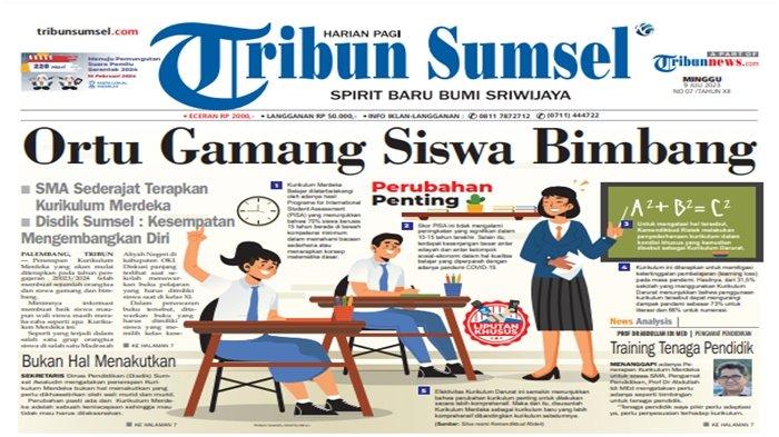 Liputan Khusus Tribun Sumsel, Kurikulum Merdeka yang mulai diterapkan pada tahun pengajaran 20023/2024 telah membuat sejumlah orangtua dan siswa gamang dan bimbang.