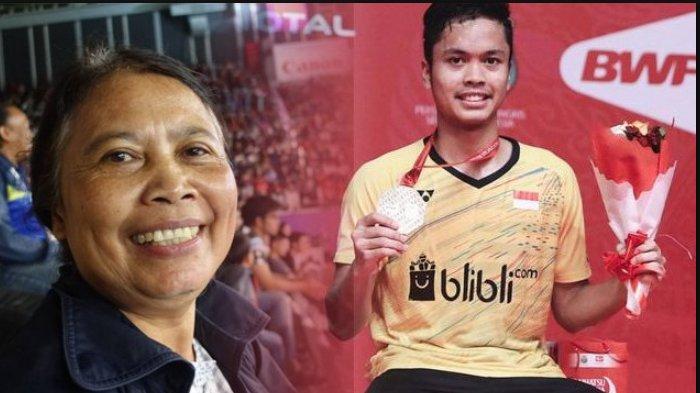 Lucia Sriati ibu pebulutangkis Anthony Sinisuka Ginting meninggal dunia