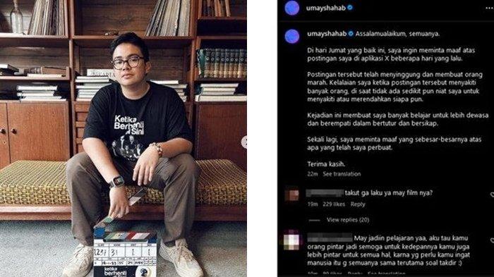 Mantan artis cilik Umay Shahab kini muncul meminta maaf usai ramai tuai hujatan karena cuitannya soal makan gratis diusung paslon no urut 2, Prabowo
