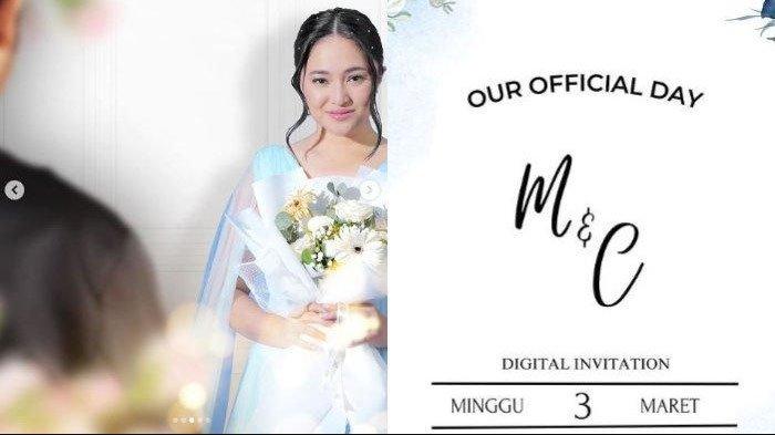 Marshanda yang diduga tengah foto prewed