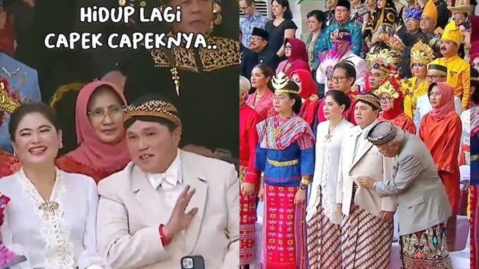 Menteri BUMN Erick Thohir menanggapi viralnya video saat ia diusilin oleh Menteri PUPR Basuki Hadimuljono saat prosesi upacara di Istana Merdeka.
