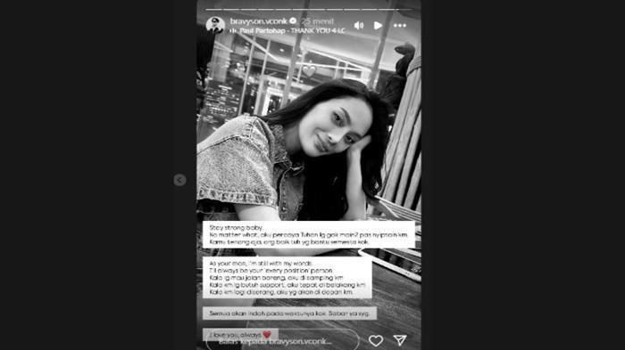 DJ Bravy memberikan dukungan kepada Erika Carlina dan bersedia menjadi garda terdepan sang kekasih.
