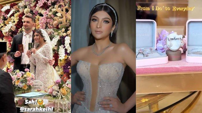 Momen Pernikahan Sarah Keihl Selebgram Resmi Menikah dengan Pacar Bule, Dapat Mas Kawin Rp 200 Juta