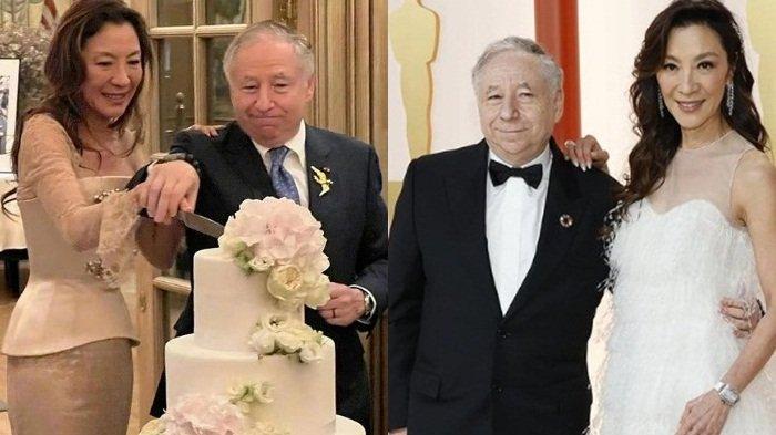Momen pernikahan Michelle Yeoh dan Jean Todt