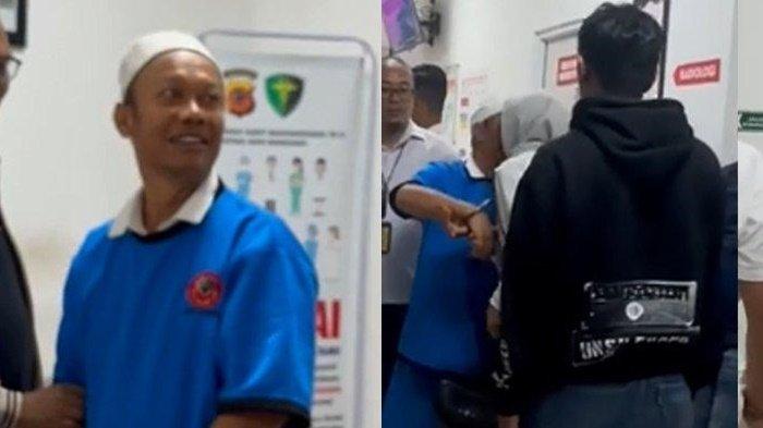 Momen pertemuan Yosef dan Mimin cipika cipiki saat bertemu di sela pemeriksaan