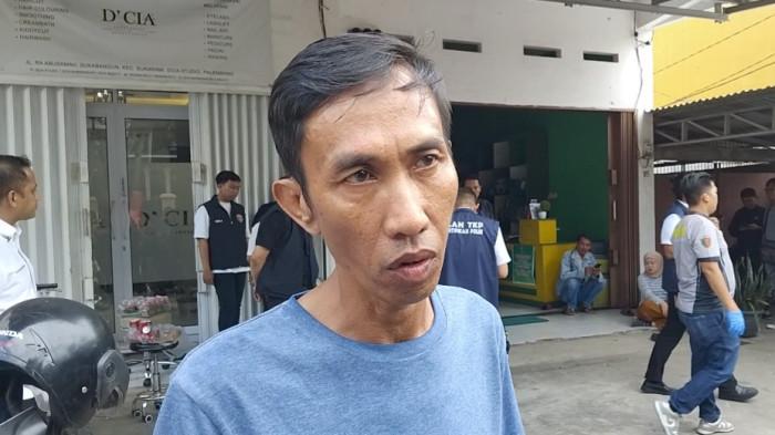 Mulyadi, pemilik motor yang kendaraannya nyaris raib dibawa pelaku.