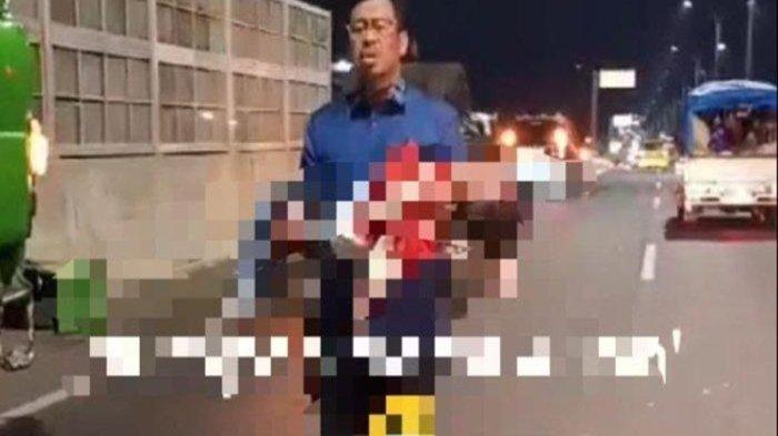 Muzzayyin Arif sosok yang pertama kali evakuasi anak dan owner Pallubasa Serigala yang tewas di tol Makassar.