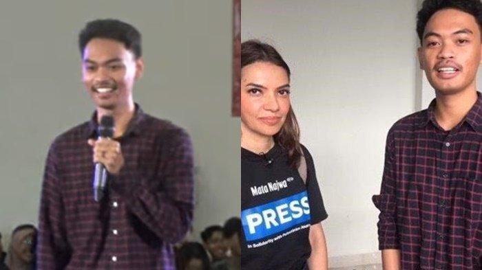 Najwa Shihab menerima permintaan maaf komika Felixius Juang Seda usai diduga dilecehkan dalam acara desak Anies Baswedan di Yogyakarta, Selasa