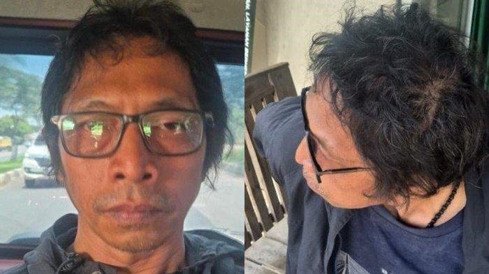 Nanang Gimbal (45), pelaku penusukan aktor Sandy Permana hingga tewas telah ditangkap polisi bersembunyi di Karawang, Rabu (15/1/2025).