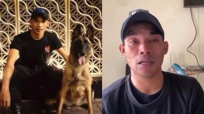 Nasarius Satpam Plaza Indonesia muncul mengaku memaksa melakukan pemukulan terhadap anjing tersebut demi melindungi anak kucing, kini warganet simpati
