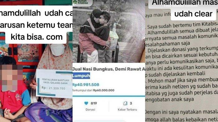 Nasib akhir wanita penjual nasi bungkus yang viral curhat anak dijadikan konten donasi Rp40 juta, kini berakhir bahagia.