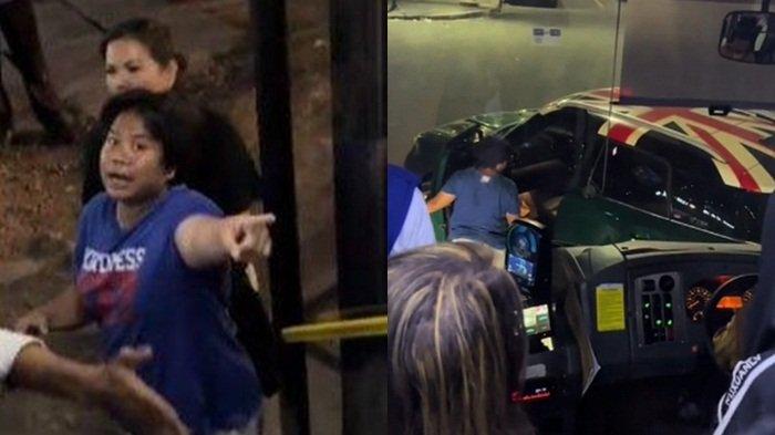Nasib wanita pengemudi Mini Cooper mengamuk mengadang bus Transjakarta di Jalan Pluit Timur Raya.