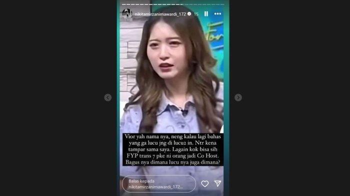 Nikita Mirzani ternyata meradang saat Vior menjadikan insiden jemput paksa Lolly sebagai bahan candaan.