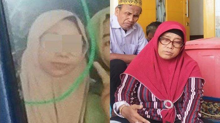 Nurul Afini (49) ibunda Fitria menantu yang tewas dibunuh ayah mertua mengungkapkan momen terakhir bersama putrinya. jasad Fitria masih tersenyum