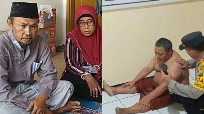 Nurul Afrni orang tua Fitria wanita hamil 7 bulan dibunuh mertua di Pasuruan