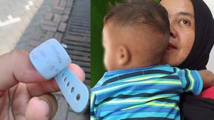Penampakan gelang penyebab bayi tertukar di Bogor. Hasil test DNA akhirnya mengungkap siapa bayi sebenarnya ibu Siti dan Diana.