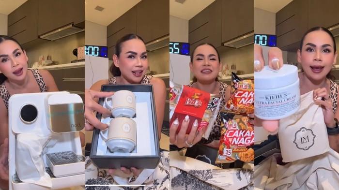 Penampakan souvenir Luna dan Maxime itu dipamerkan oleh sahabatnya, Melaney Ricardo.