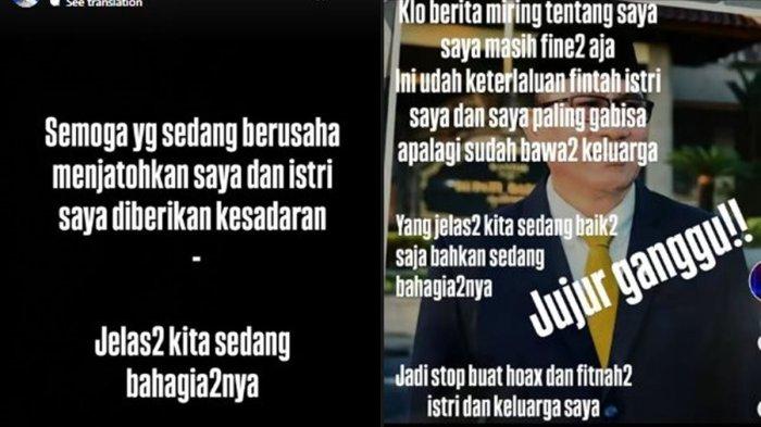 Penanyi Rziky Febian bantah isu Mahalini disebut selingkuh.