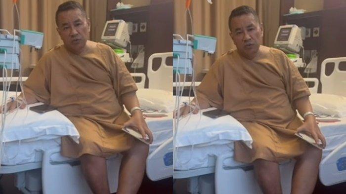 HOTMAN PARIS SAKIT - Pengacara Hotman Paris Hutapea bagikan kondisinya yang kini tengah di rawat di RS Mout Elizabeth Singapura.