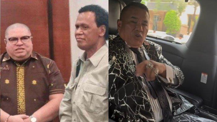 HOTMAN PARIS SARANI HERCULES- (kiri) Tangkap layar Hercules dan Razman Nasution. (kanan) Hotman Paris, Pengacara kondang Hotman Paris memberikan saran kepada Ketua Umum ormas GRIB Jaya, Rosario de Marshall alias Hercules ganti juru bicara.