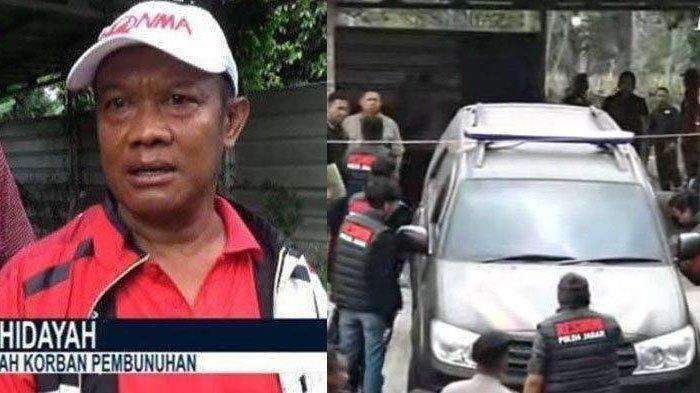 Penyidik Polda Jabar menemukan serangka golok saat olah TKP kasus pembunuhan ibu dan anak di Subang, Selasa (24/10/2023).