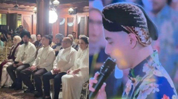 SIRAMAN AL GHAZALI - Pesan menyentuh Ahmad Dhani ke putra sulungnya Al Dhazali jelang menikahi Alyssa Daguise saat menggelar acara siraman di kawasan Pondok Indah, Jakarta Selatan Sabtu (14/6/2025)