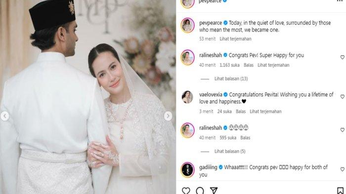 Pevita Pearce Resmi Menikah