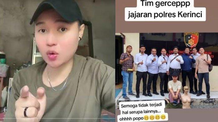 Popo Berbie ditangkap polisi setelah videonya dengan patung viral