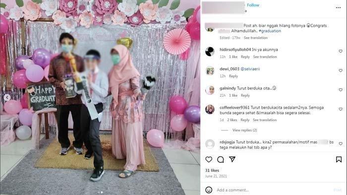 Postingan AP, diduga ibunda MAS remaja 14 tahuh yang bunuh ayah dan nenek di Jaksel.