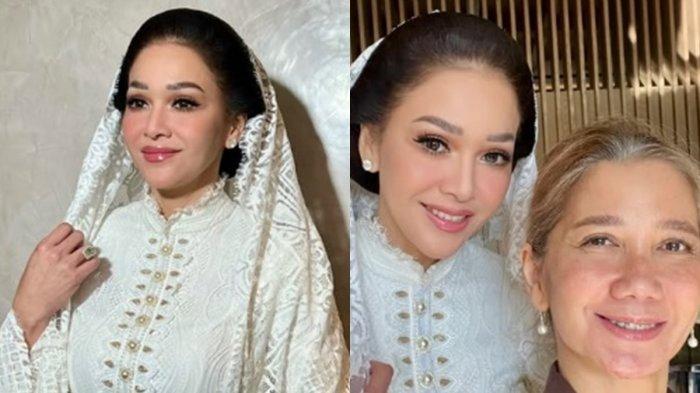 SIRAMAN AL GHAZALI - Potret Maia Estianty hadiri siraman dan pengajian Al Ghazali jelang menikah dengan Alyssa Daguise.
