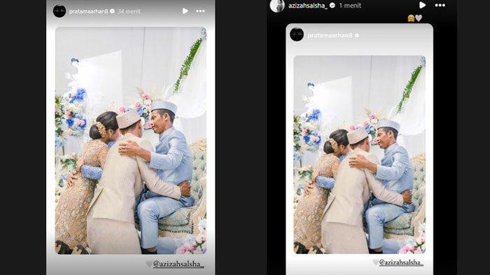 Pratama Arhan & Azizah Salsha Kompak Unggah Momen Sungkeman di Pernikahan, Tepis Isu Perselingkuhan