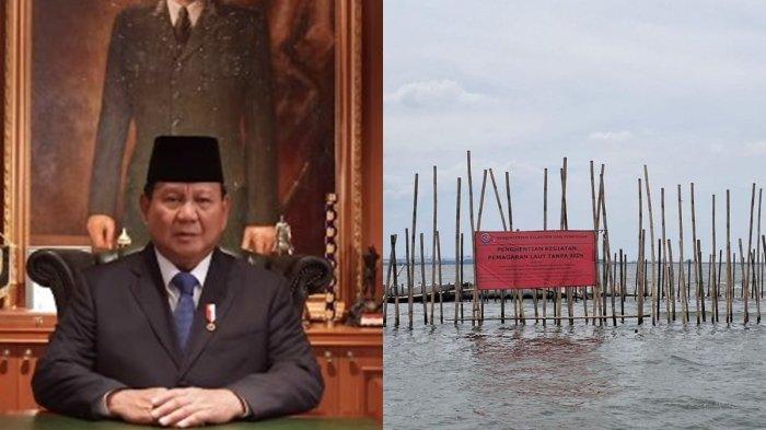 Presiden RI Prabowo Subianto Minta Pagar Laut Sepanjang 30 Km Disegel dan Usut Pemiliknya