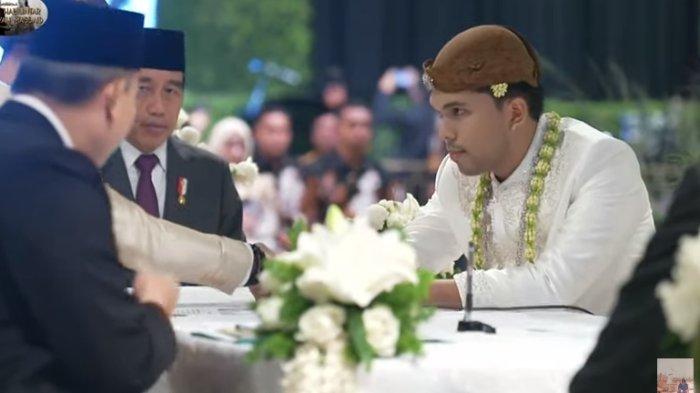 Proses ijab kabul turut dihadiri Presiden Joko Widodo selaku saksi dari Thariq Halilintar, serta Ketua MPR Bambang Soesatyo selaku saksi dari mempelai Aaliyah Massaid.