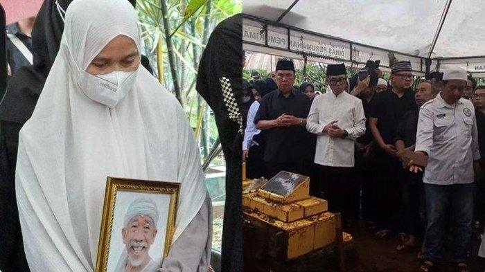 Proses pemakaman komedian Nurul Qomar diwarnai isak tangis keluarga hingga para sahabat. Dimakamkan di TPU Carang Pulang, Tangerang, Kamis (9/1/2025)