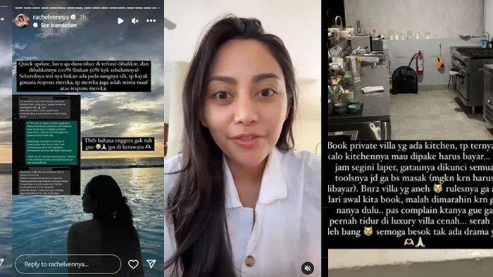 Rachel Vennya mengaku ia bersama teman-temannya mendadak diusir dari vila mewah yang mereka sewa di Uluwatu, Bali.