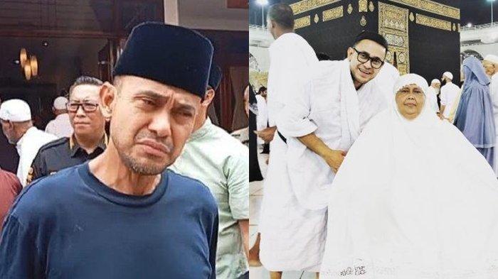 Ramzi tak kuasa menahan tangisnya setelah ditinggal pergi untuk selama-lamanya oleh sang ibunda tercinta, Afiah Barawas pada Sabtu (19/8/2023) pagi.