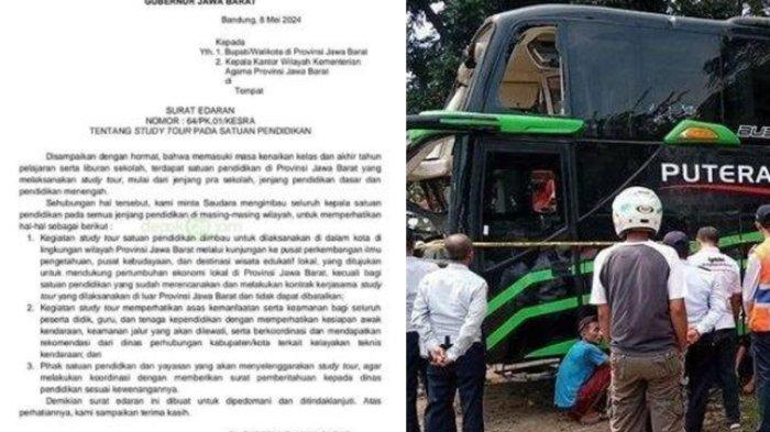 Reaksi PJ Gubernur Jabar Usai Bus Siswa SMK Lingga Kencana Kecelakaan, Larang Study Tour Luar Daerah
